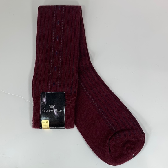 Vintage Deadstock - Countess Mara - Meriwool Dress Socks- NWT - Picture 1 of 4